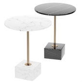 Cube Nature Marble Side Table