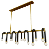 Paulson floppy chandelier gold
