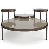 Minotti Tape cord outdoor coffee tables set