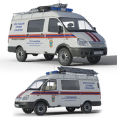 Спасательный автомобиль на базе Газ 2752 Соболь