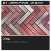 The seamless wooden tiles texture