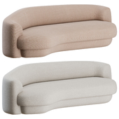 Yumi Curved Sofa by Philippe Hurel