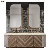 Luxury Marble Wood Bathroom