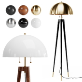 Fife Tripod Floor Lamp By Matthew Fairbank (7 Materials)