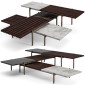 Minotti Superquadra coffee tables set 2