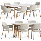 Livorno Chair Arden Table Dining Set