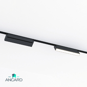 Rotary magnetic track lamp from Ancard