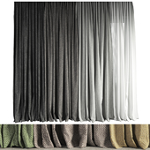 Curtain # 7 with Fidivi Jeans upholstery fabric