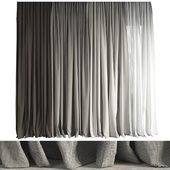 Curtain # 9 with Maharam Mode upholstery fabric