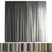 Curtain # 10 with Fidivi Jeans upholstery fabric