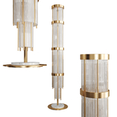 Luxxu Pharo Brass floor lamp