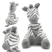Zebra. Soft toy.