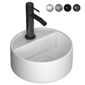 Sink Cielo Shui Comfort Petites Washbasin and Faucet