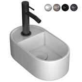 Sink Cielo Shui Comfort Petites Washbasin and Mixer 3