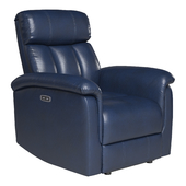 Recliner Navy Leather