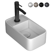 Sink Cielo Shui Comfort Petites Washbasin and Mixer 4