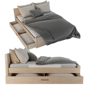 Bed Benedetti Wooden double bed 01