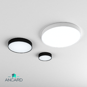 Ceiling flat round LED luminaire ANCARD
