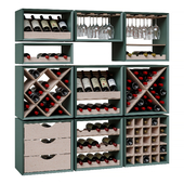 Wine sections, prefabricated.