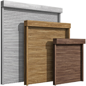 Деревянные жалюзи рольставни роллставни для окон и дверей / Wooden roller shutters roll for windows and doors