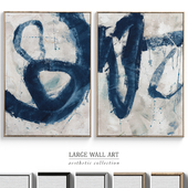 Abstract Neutral Wall Art C-356