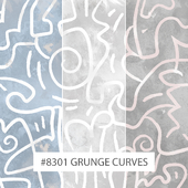 Creativille | Wallpapers | 8301 Grunge Curves