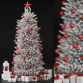 Christmas tree white