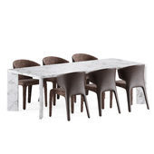 cassina ordinal table hola 367 dining chair set
