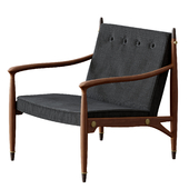 Rare Frank Kyle Lounge Chair 1950s