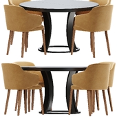 Potocco Concha dining set