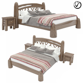 Chalet style bed
