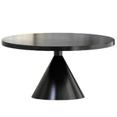 Noir Cone Dining Table - Metal