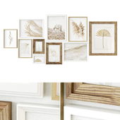 Gallery wall with Ikea frames