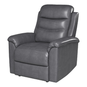 Power Motion Recliner Smoke Leather