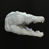 Голова крокодила фарфор