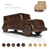 Wooden car 003 Marius