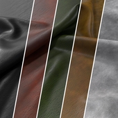 Upholstery Leather PBR Material | PNG | 4K | SBSAR | 5 Colors
