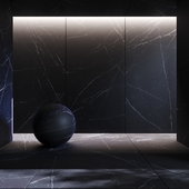 Black marquinia porcelain stoneware tiles