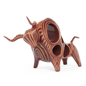 Decorative figurine of a bull