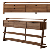 Pico Console Table _ TV Stand and Drawers by Chris Salomone