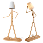 Lampsshop Wooden Mans