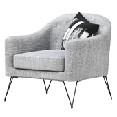 volda armchair space grey