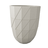 Paper porcelain vase