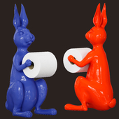Заяц / Кролик - Держатель для туалетной бумаги