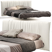 Suspended double bed FLUTTUA REPLIS By Lago