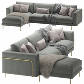 Rod classic design sofa - Calligaris
