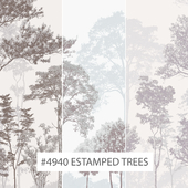 Creativille | Wallpapers | 4940 Estamped Trees