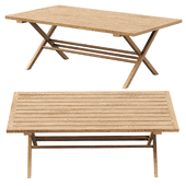 Alesso wooden dining table / Прямоугольный деревянный обеденный стол