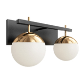 HARMONY GLOBES VANITY LIGHT - 2 LIGHT