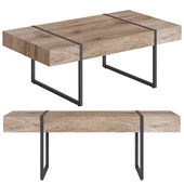 Tristan Rectangular Modern Coffee Table